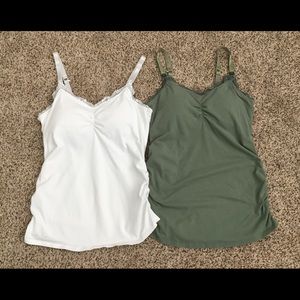 2 Small Jessica Simpson Nursing Tank Tops